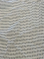 Black Spot on Ivory Yoryu Silk Chiffon