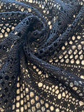 Black Panelled Lace