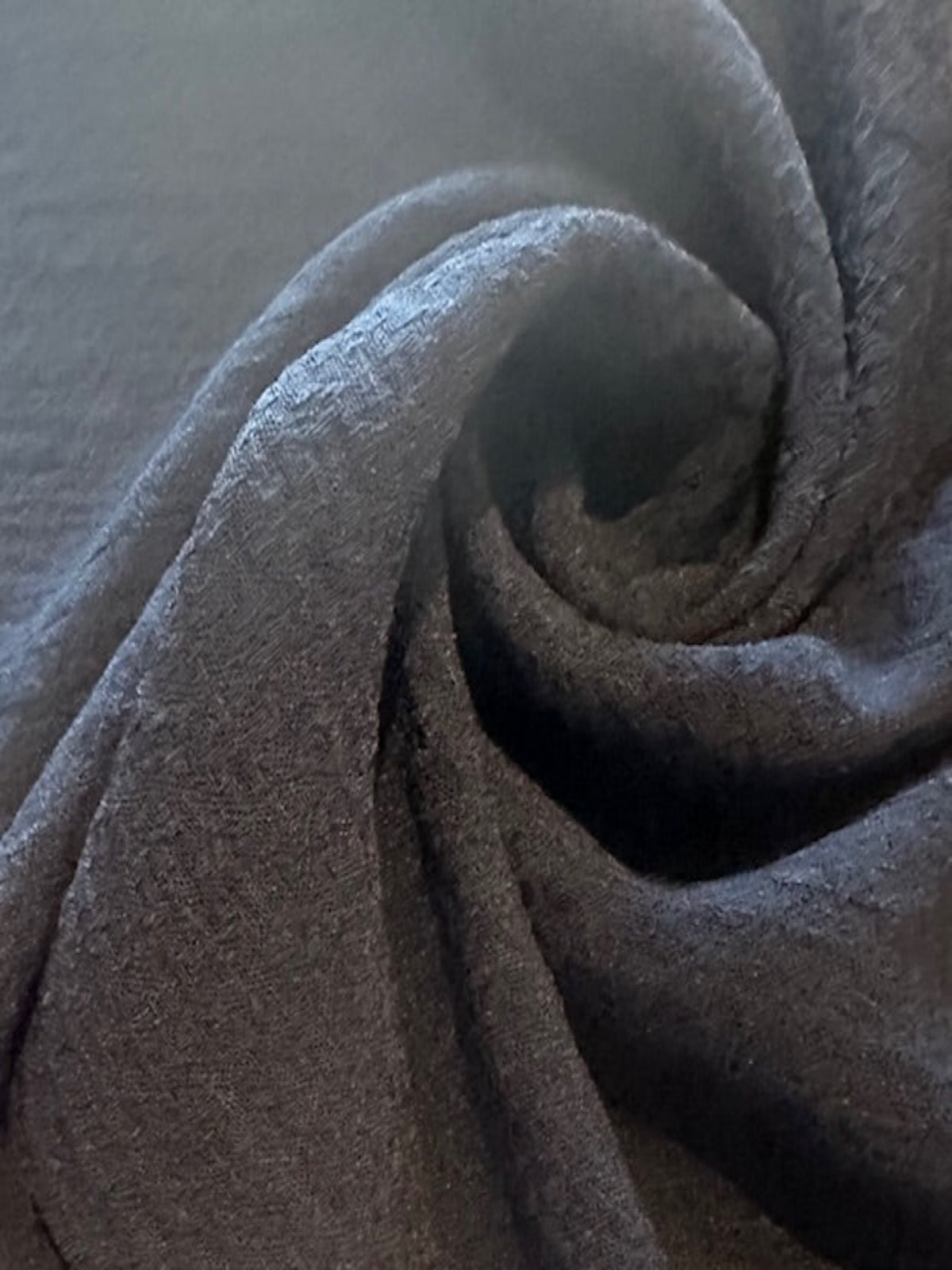 Black Textured Crepe Jersey