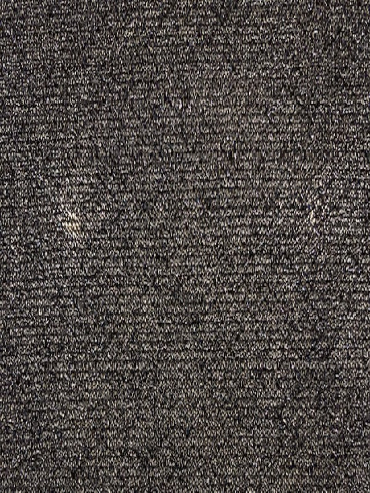 Black Glitter Knit, One Way Stretch