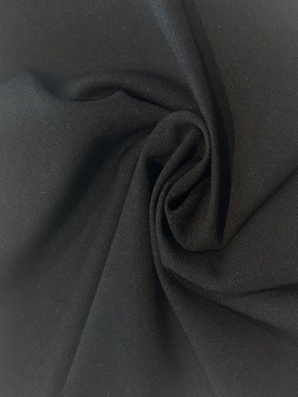 Black Scuba Crepe