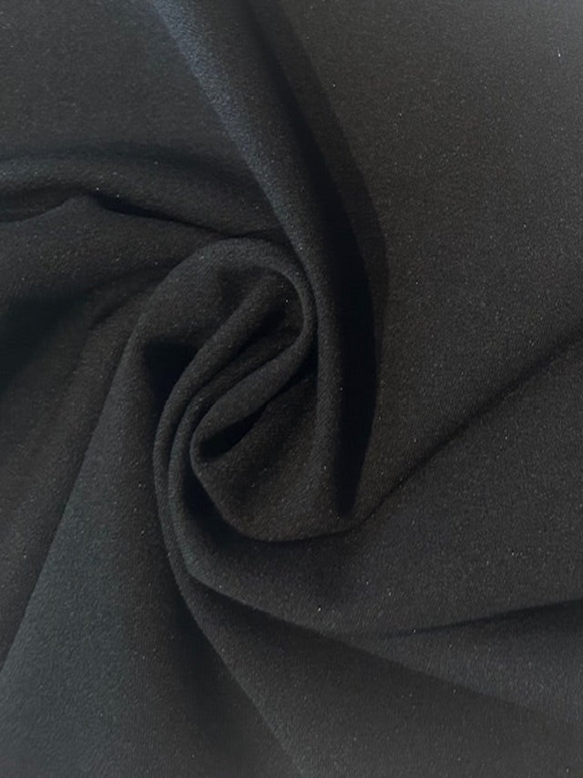 Black Scuba Crepe