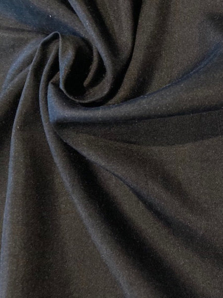 Black Soft Handle Silk Dupion Blouse Weight