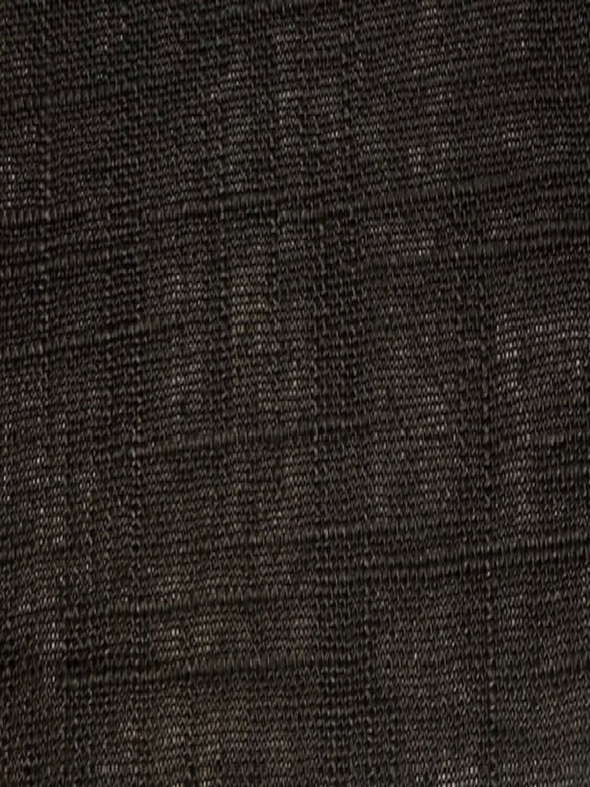 Black Linen/Viscose Mix, Slubbed Look