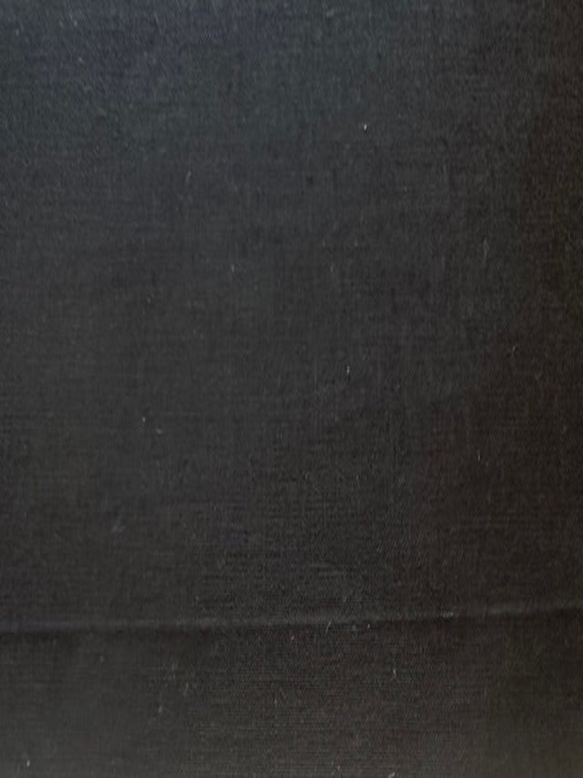 Black Cotton Linen Mix with One Way Stretch