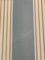 Wedgewood Stripe. Stripes run along the fabric. "Sanderson - Asami stripe Wedgewood"