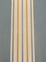 Wedgewood Stripe. Stripes run along the fabric. "Sanderson - Asami stripe Wedgewood"