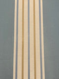 Wedgewood Stripe. Stripes run along the fabric. "Sanderson - Asami stripe Wedgewood"