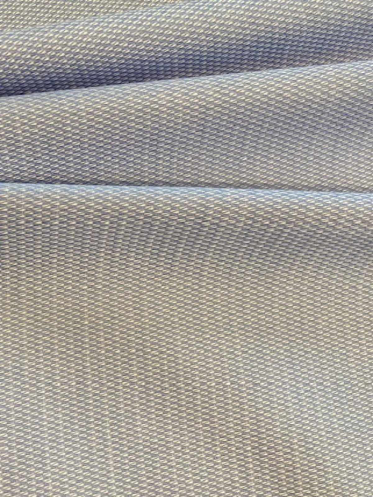 Sky Blue mini Check Cotton Shirting with Stretch