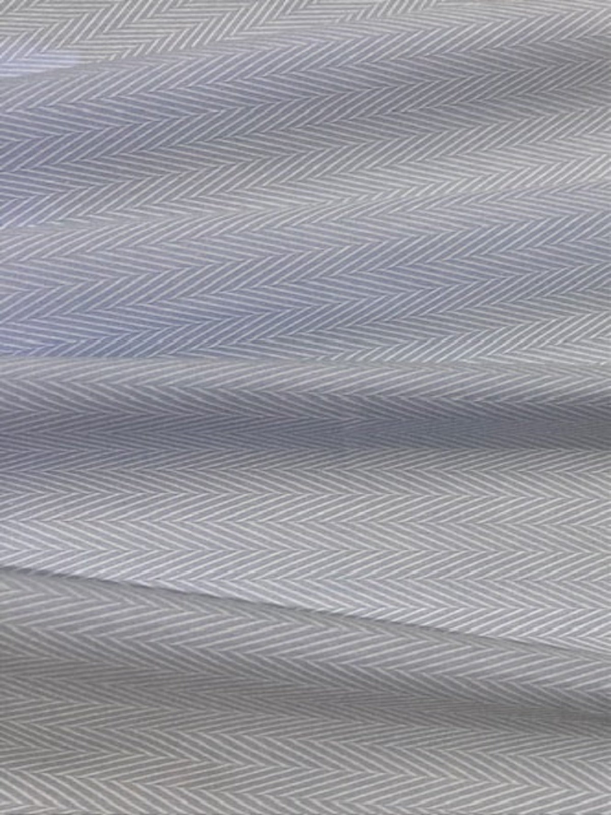 Light Blue Herringbone Weave Shirting