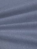 Dusty Blue Two Tone Linen/Cotton With One Way Stretch