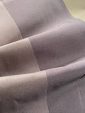 Brown/Deep Olive Striped Heavy weight Taffeta. Stripes Running Across the Fabric
