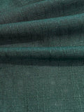 Bottle Green Linen/Viscose Mix, Slubbed Look