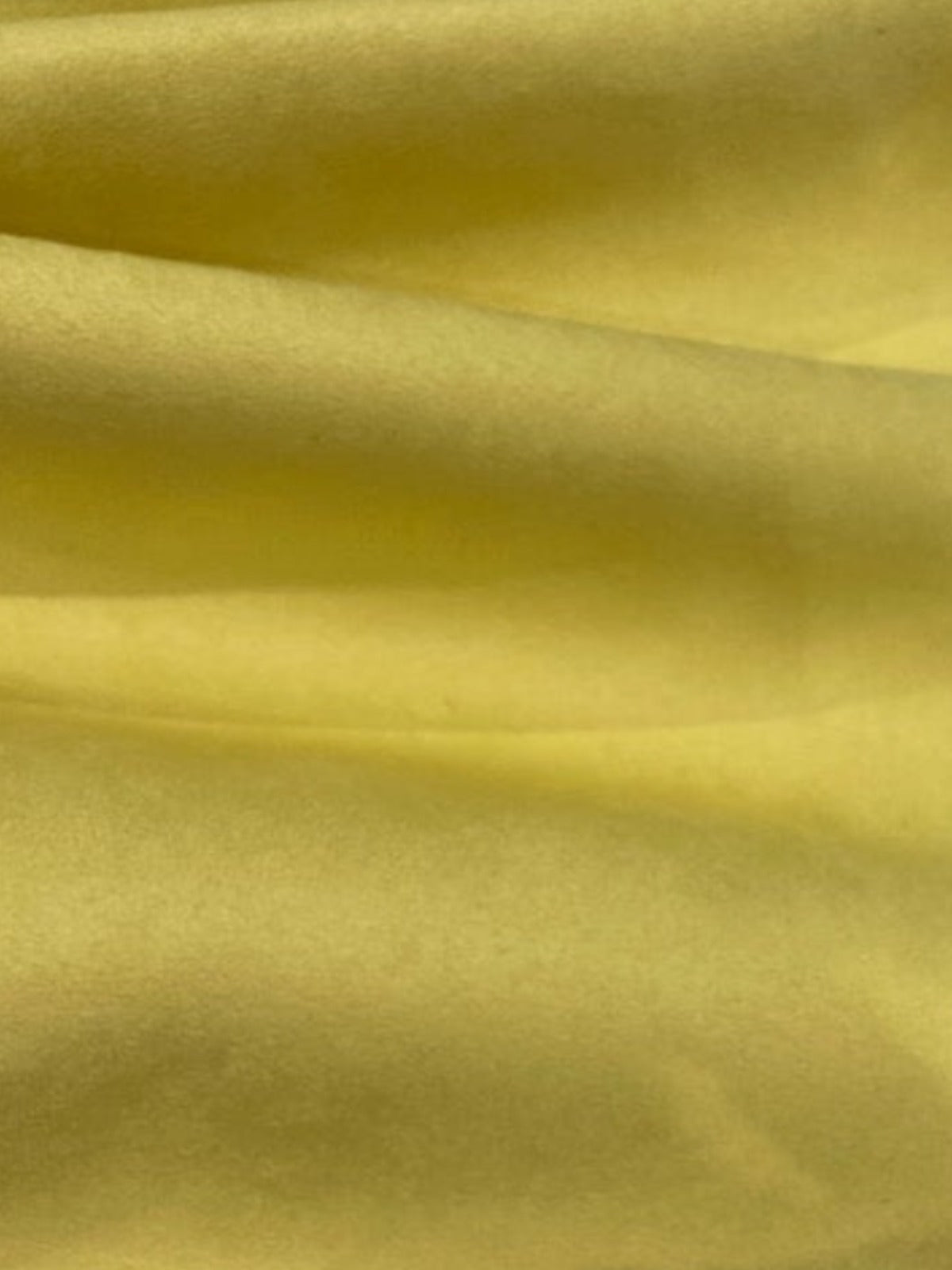 Bright Yellow Single Sided Suede