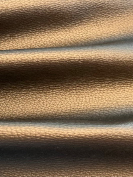 Bronze Leatherlook PVC with Cotton Backing