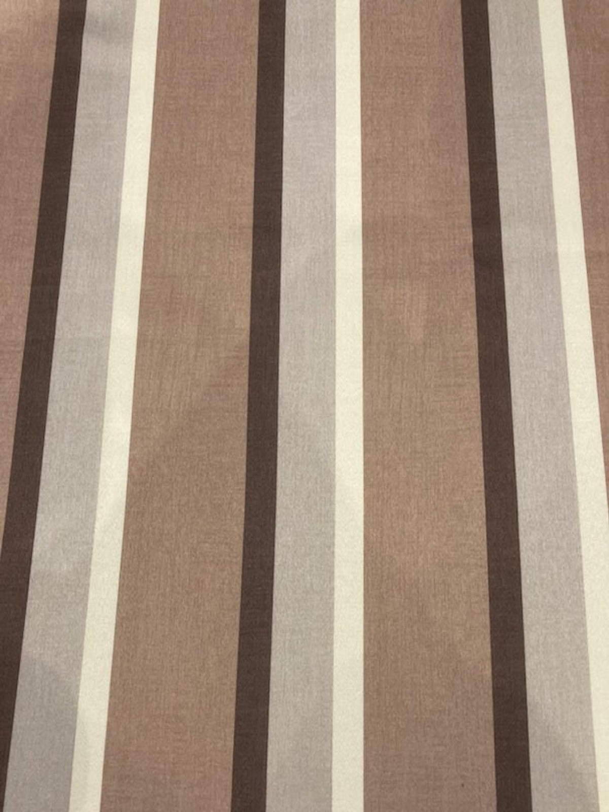 Coffee Tone Stripes. Stripes run along the fabric.