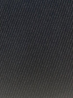 Black Twill Heavy Cotton Shirting with Stretch