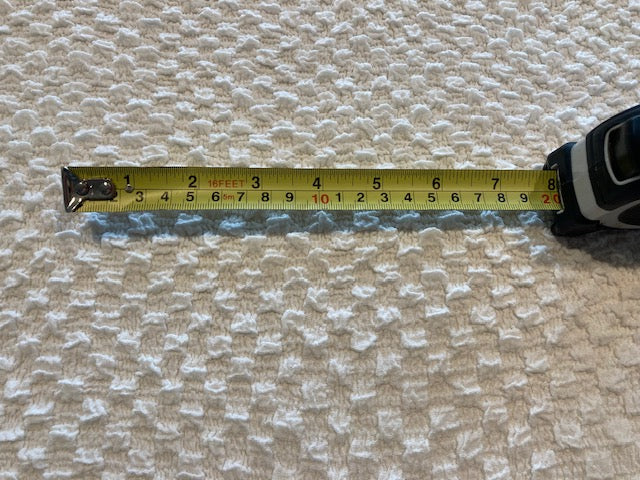 Ivory Seersucker Textured Look