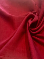 Bright Burgundy Lightweight Silk Dupion