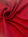 Bright Burgundy Lightweight Silk Dupion