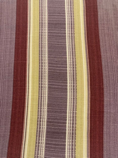 Berry & Lime stripe on Cotton " Jamasque - Ptolemy"