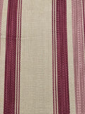 Bright Plum Textured Stripe. "Lumel - Prune"