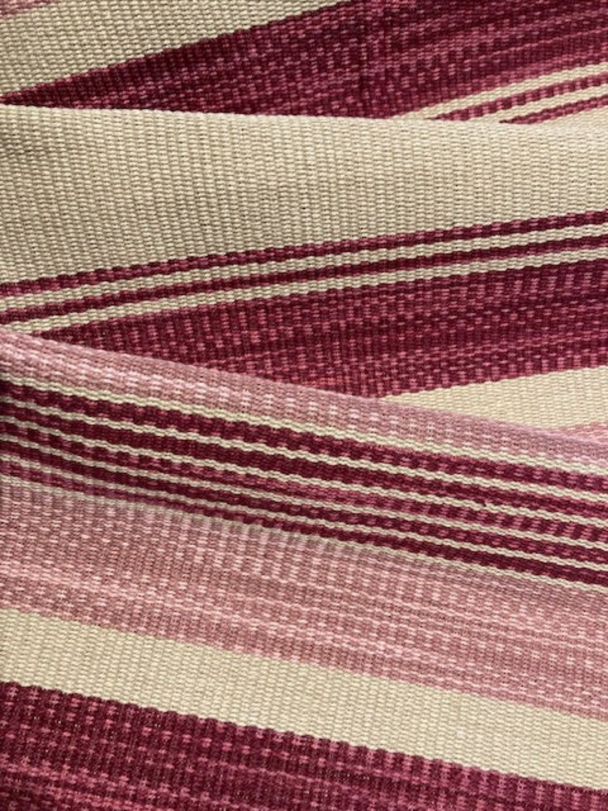 Bright Plum Textured Stripe. "Lumel - Prune"