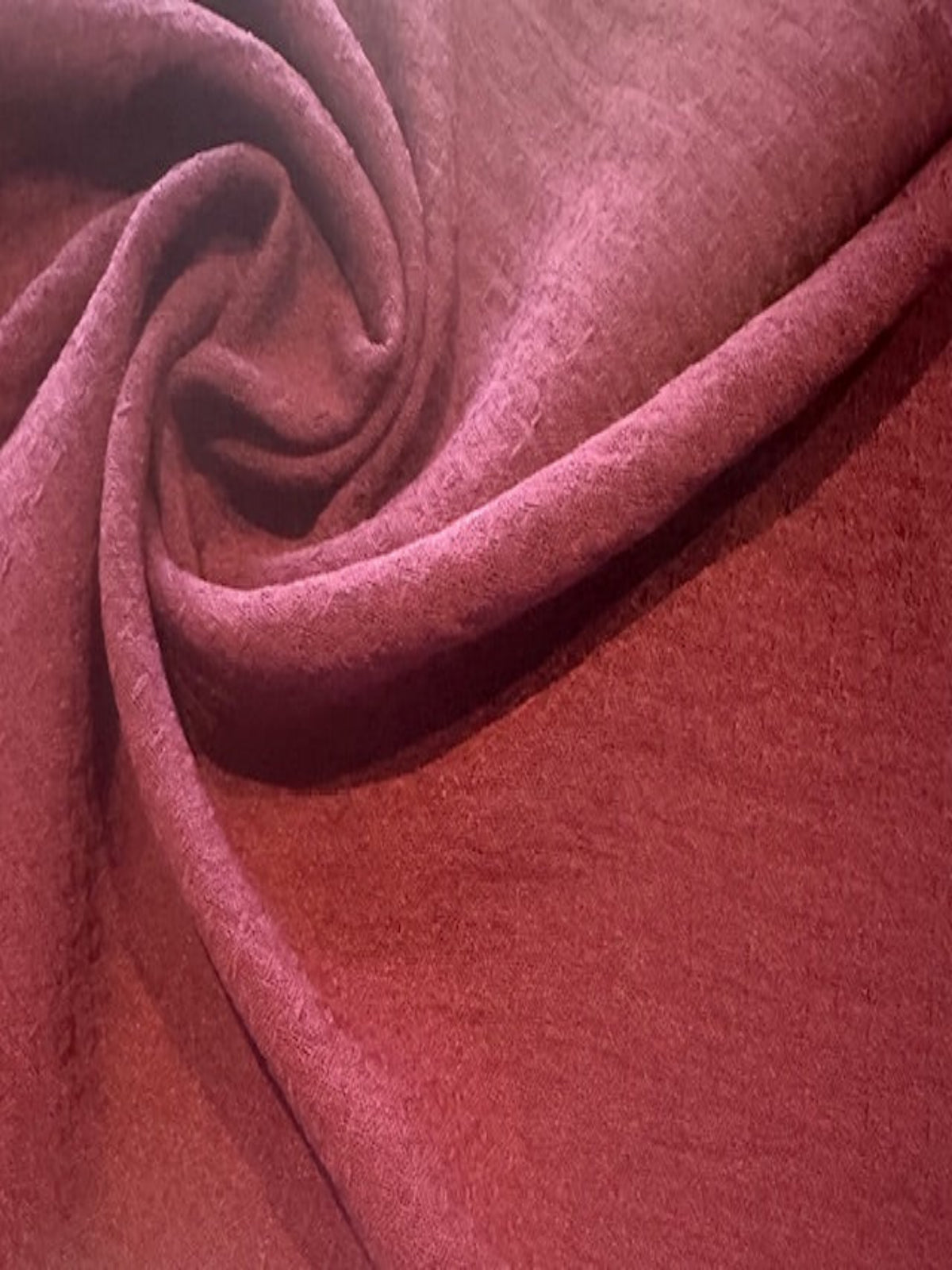 Burgundy Textured Crepe Jersey