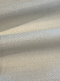 Ivory Herringbone Linen Heavy Furnishing