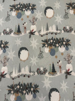 Cosy Christmas Seasonal Centre Pieces on Cotton