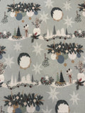 Cosy Christmas Seasonal Centre Pieces on Cotton