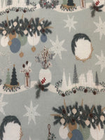 Cosy Christmas Seasonal Centre Pieces on Cotton