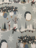 Cosy Christmas Seasonal Centre Pieces on Cotton