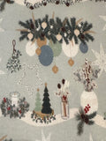 Cosy Christmas Seasonal Centre Pieces on Cotton