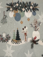 Cosy Christmas Seasonal Centre Pieces on Cotton
