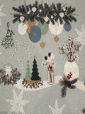 Cosy Christmas Seasonal Centre Pieces on Cotton