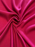 Cerise Woven Soft Handle Crepe with some Stretch