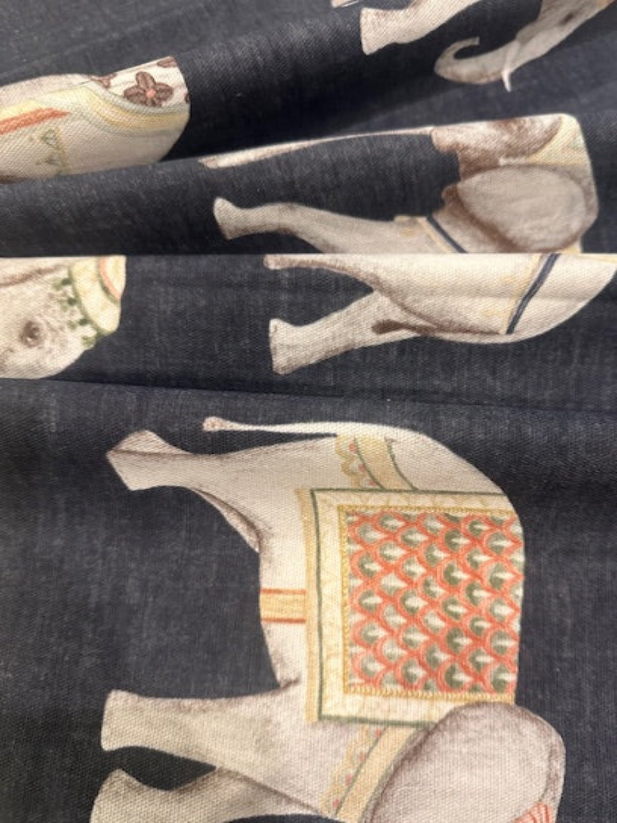 Elephant on Charcoal Furnishing