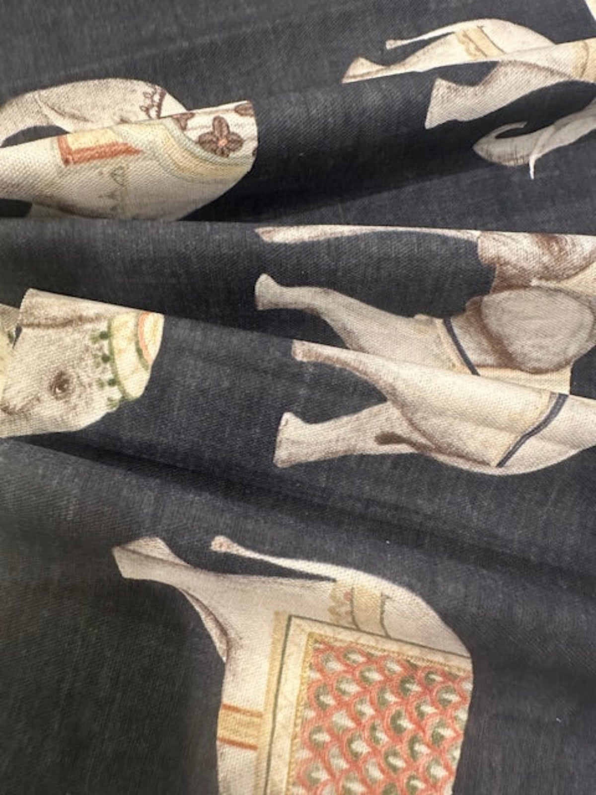 Elephant on Charcoal Furnishing