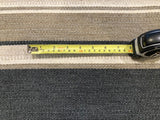 Chunky Grey stripes, Running across the Fabric