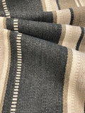 Chunky Grey stripes, Running across the Fabric