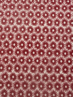 Claret Star on Cotton Lawn