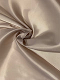 Coffee Twill Recycled Polyester Lining