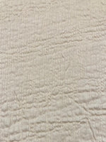 Cream Snakeskin Effect on Cotton Jersey