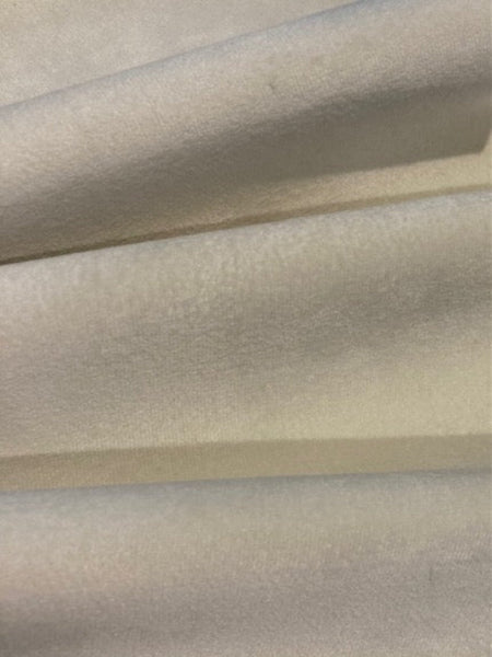 Cream Short Pile Soft Handle Velvet