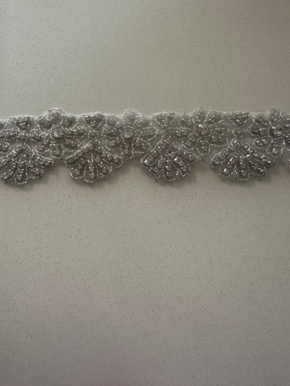 Crystal Fan Design Edging 5cm Wide