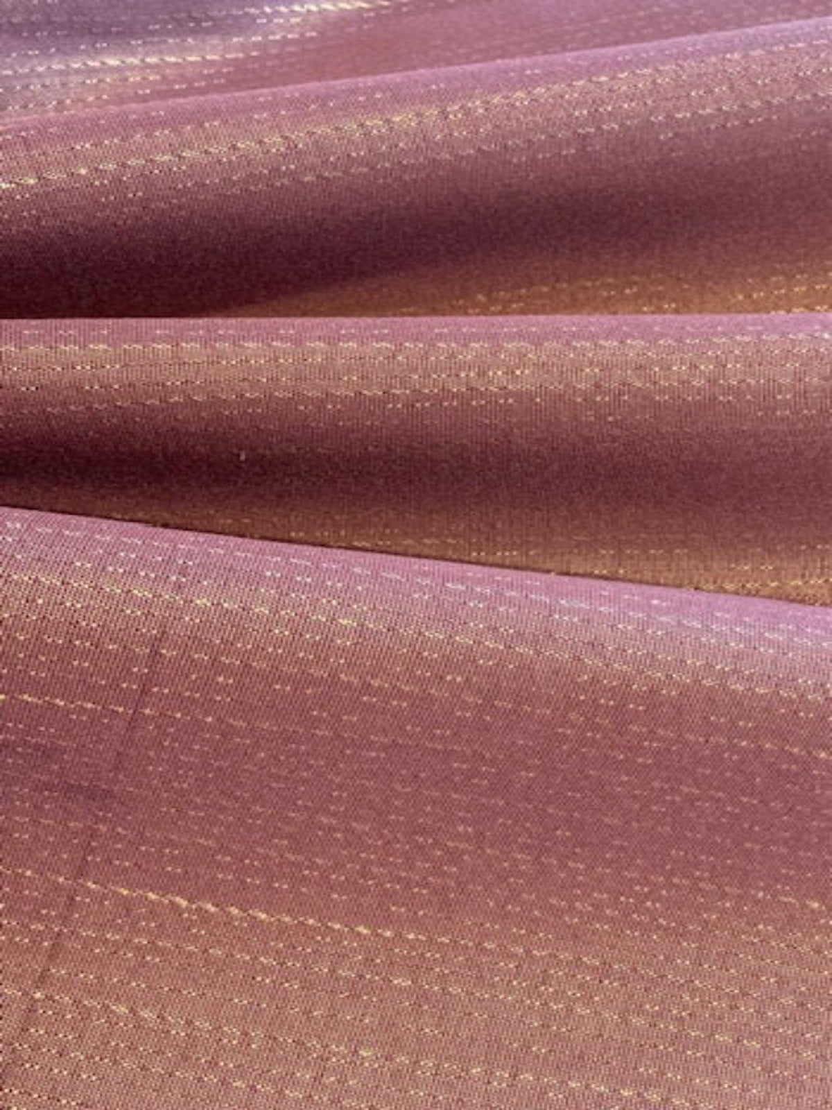 Damson Irridescent with Irregular Gold Stripe