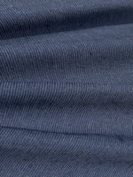 Denim Blue 2 Tone Linen/Cotton Mix with One Way Stretch