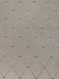 Ivory Diamond Jacquard with Silver Lurex Detail Firm Handle