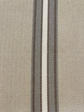 Linen/Dove Colour Herringbone Stripe. Stripe Run along the Fabric. "Sanderson - Saxon"